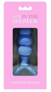 Sex in the Shower Silicone Heart Beads Anal Beads and Balls